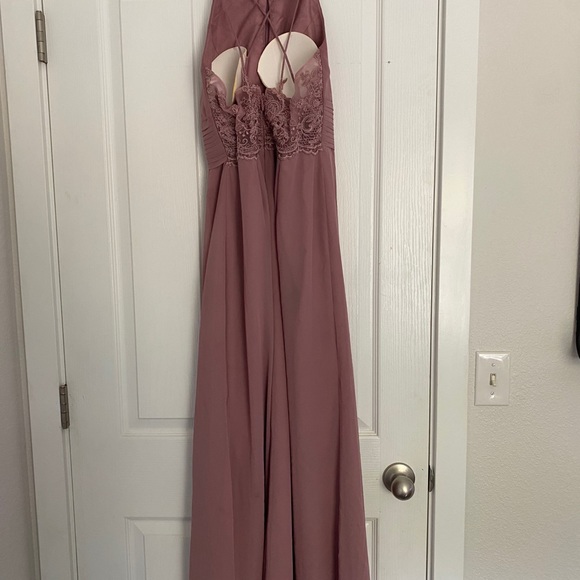 4 Azazie Vintage Mauve bridesmaids dresses - Picture 10 of 13